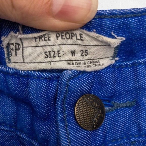 Blue Free People Jeans  - Picture 9 of 11